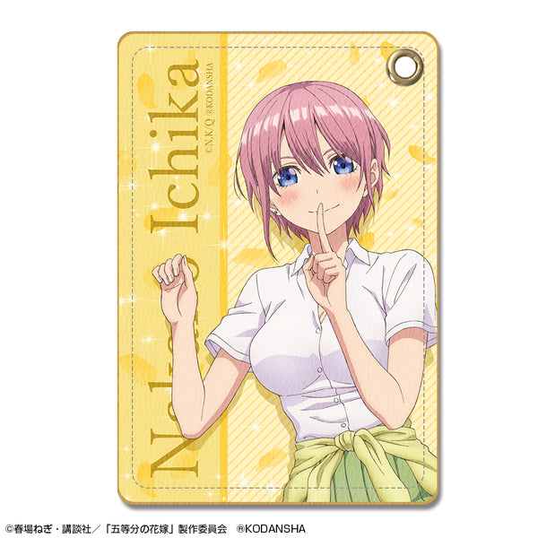 『五等分の花嫁』レザーパスケース デザイン01(中野一花)